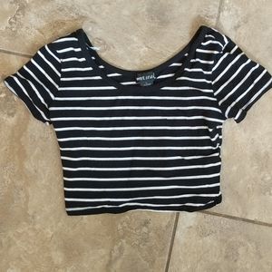 Wet seal crop top